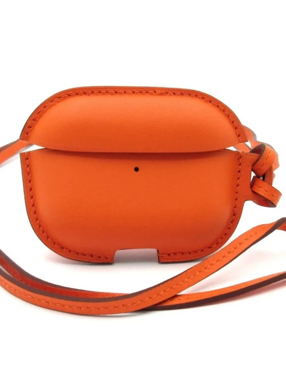 HERMES Orange Veau Swift B Accessory Case
